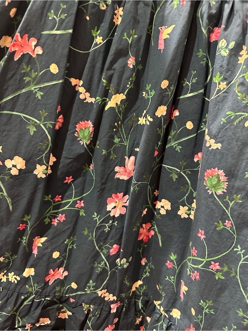 Hill House Nap Dress in Elizabeth Green Fairy Floral - Picture 4 of 6